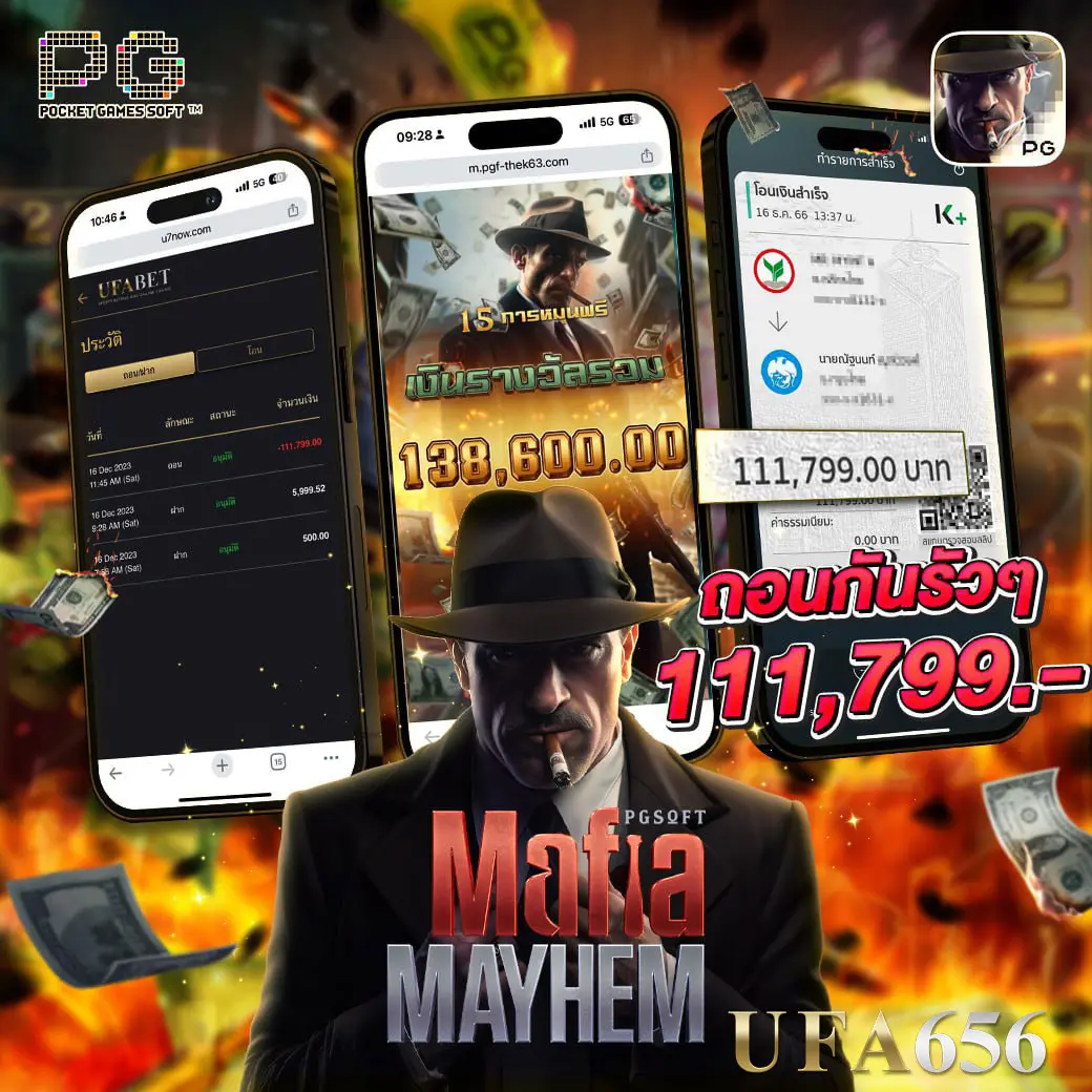 Mafia Mayhem PG SLOT เว็บตรง